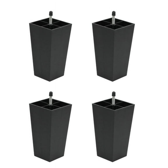 4pcs Furniture Square Riser Leg Feet for Sofa / Chair 115mm