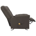 thumbnail image 3 of vidaXL Massage Reclining Chair Taupe Fabric, 3 of 5