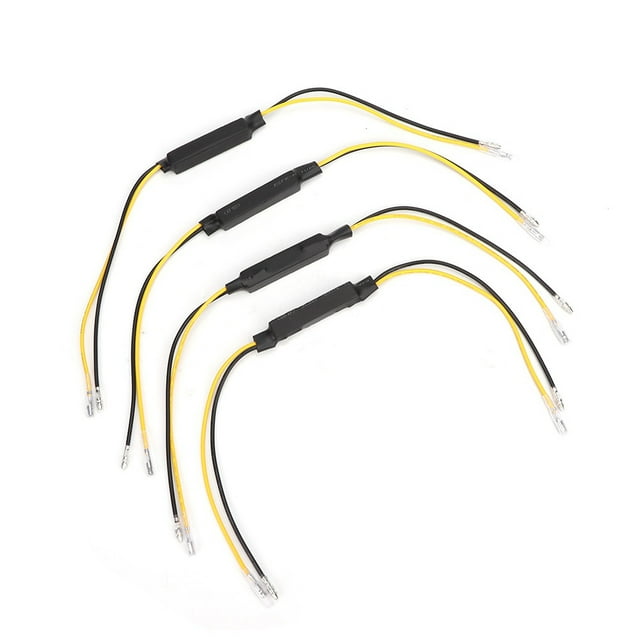 Intermitente LED modificado, 4 piezas 12 V-24 V 20 W motocicleta LED modificado motocicleta luz LED modificada ultra sensible