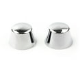 thumbnail image 3 of ZS 2X Chrome Motorcycle Front Axle Cap Nut Covers For Harley Davidson Sportster Dyna Road Glide King Softails FLSTC FXDWG FXWG, 3 of 8