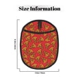 thumbnail image 3 of Pofeuu Pizza Cartoon Print Silicone Pot Mat Mitten With Hanging Loop Heat Resistant Oven Mitts Non-Slip Bbq Baking Smoking Potholders, 3 of 7