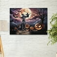 thumbnail image 2 of Spooky Halloween Night Witch Great Dane Glowing Pumpkins Horizontal Matte Canvas Poster Danes Dog Lover Gifts Wall Art Home Decor - 12015, 2 of 5
