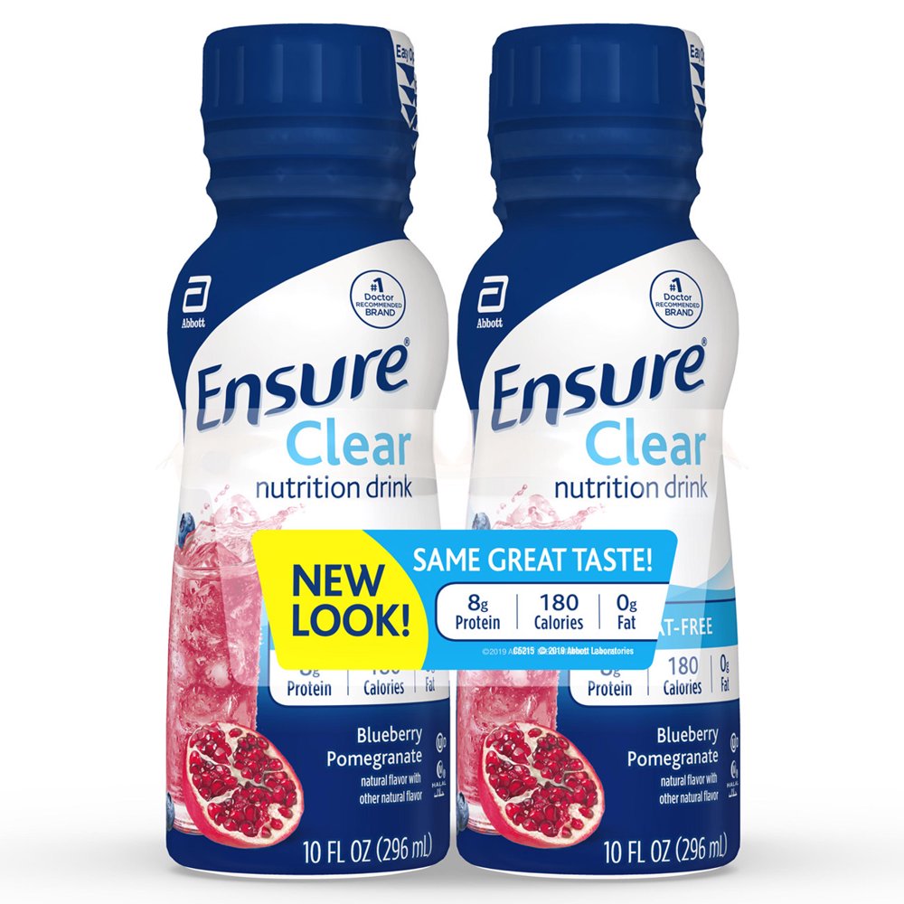 Ensure Clear Nutrition Drink, 0g fat, 8g of highquality protein