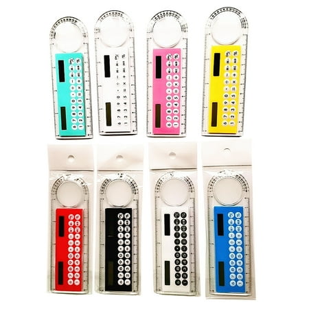

SIEYIO Multi-purpose RulersCalculators with Centimeter Imperial-Scales for Boys Girls Students School
