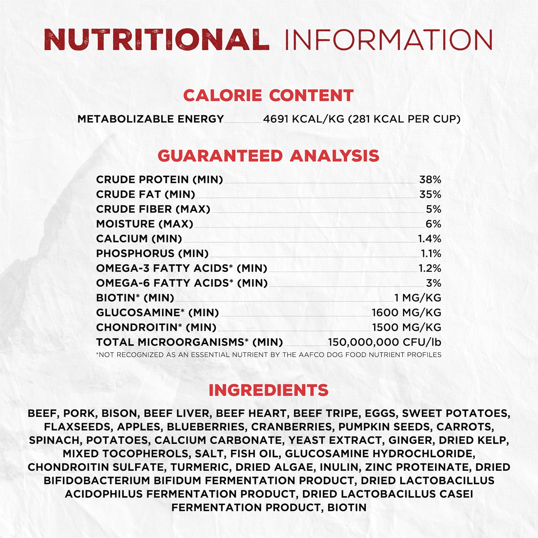 COEVO | Freeze-Dried Raw Open Plains Beef, Pork, & Bison Recipe for Dogs • 1lb / 454g | Skin & Coat, Bone & Joint, and Digestive Support | High Protein Grain Free Dry Dog Food