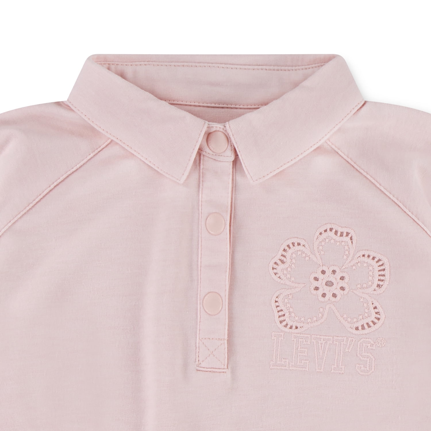 Levi's Girls Long Sleeve Collar Sweatshirt, Sizes 4-16