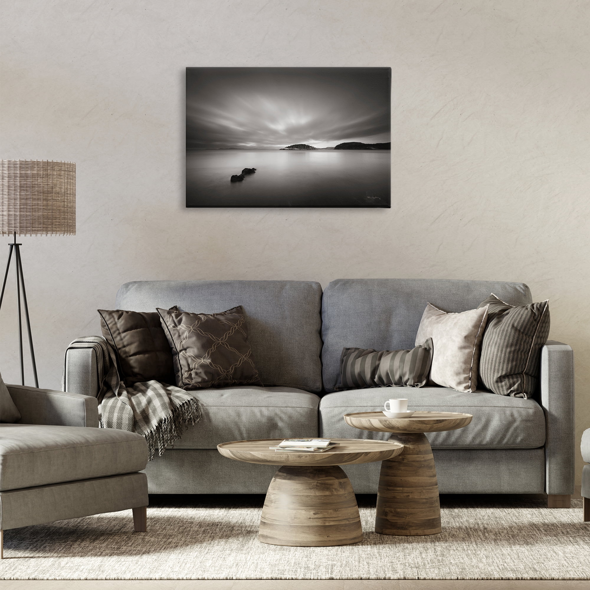 Stupell Industries Deception Pass Scene Landscape & Nature Photography Wrapped Canvas Art Print Wall Art, 30 x 20