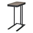 thumbnail image 1 of Furniture of America Nince Table d'Appoint Industrielle en Métal Réglable, Noir Sable, 1 of 8