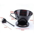 thumbnail image 5 of Reusable Coffee Filter Coffee Cup Dripper Mesh Strainer With Measuring Spoon, 5 of 8