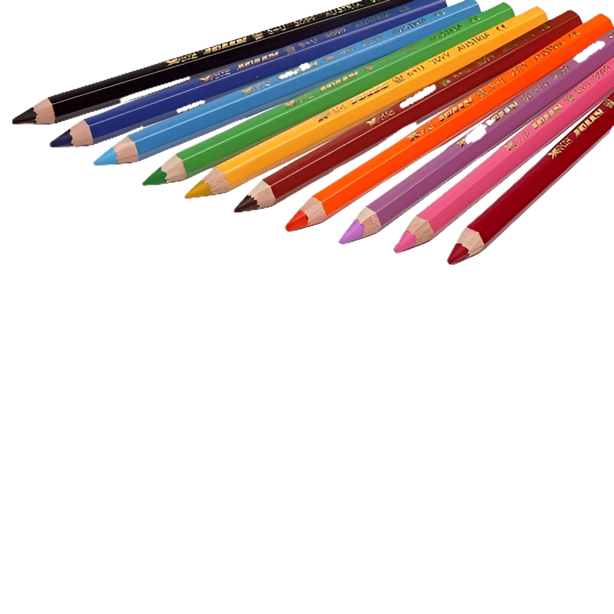 Jolly X Big Jumbo Colored Pencils Set of 12 for Special Needs Early Learners Art Therapy Walmart