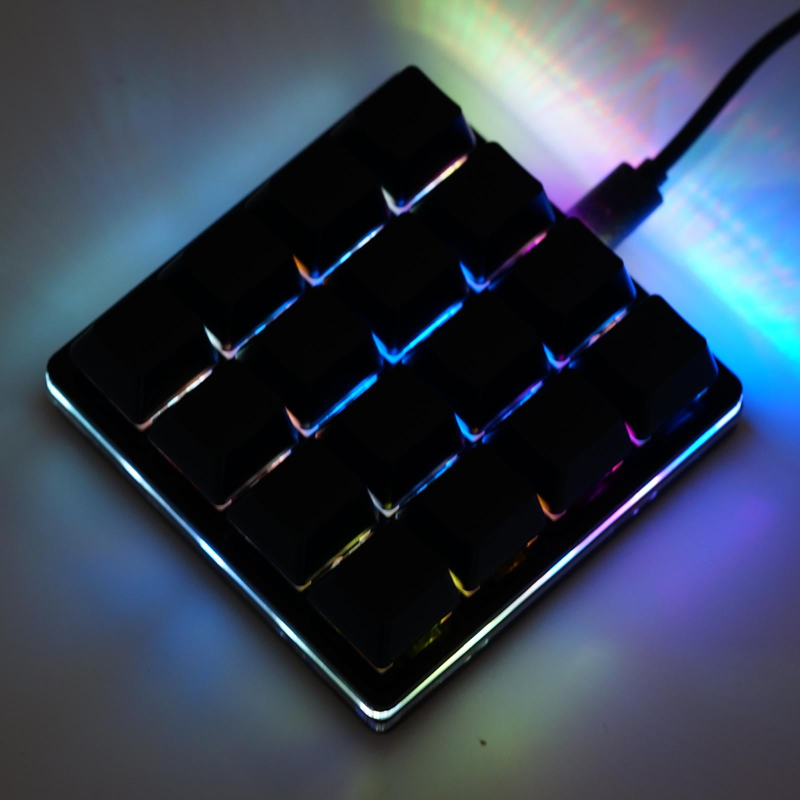 KRONDO 16-key Black Keypad Mechanical Keyboard Custom Shortcut NL1 Programmable