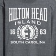 thumbnail image 3 of Instant Message - Hilton Head Island Collegiate - Men's Long Sleeve T-Shirt, 3 of 6
