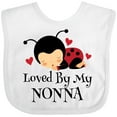 thumbnail image 3 of Inktastic Loved by My Nonna Grandchild Boys or Girls Baby Bib, 3 of 4