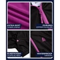 thumbnail image 4 of Reebok Womens Rain Jacket Lightweight Water-Resistant Windbreaker for Women with Adjustable Hood, 4 of 7