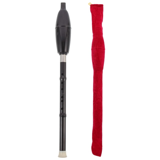 1 Set of Traditional Vertical Flute with Storage Bag Bawu Wind Instrument