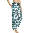 thumbnail image 2 of Uemuo Modern Furniture Pattern Women's Wide Leg Palazzo Lounge Pants with Pockets Light Weight Loose Comfy Casual Pajama Pants-X-Large, 2 of 9