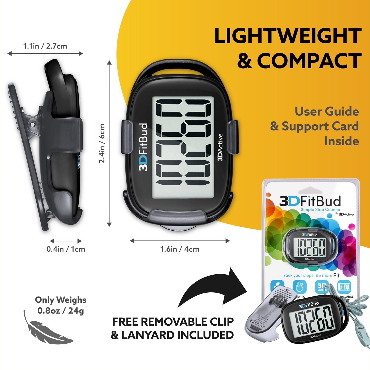 Omron Walking Style Iv Step Counter Watch 3DFitBud Simple Step