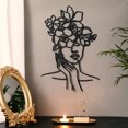 thumbnail image 3 of Abstract Minimalist Metal Wall Decor Woman Home Decor Room Decor Modern Metal Wall Decor Single Line Female Body Decor for Kitchen Living Room (Classic Style), 3 of 5