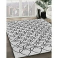 thumbnail image 2 of Ahgly Company Indoor Rectangle Patterned Platinum Gray Area Rugs, 5' x 7', 2 of 6