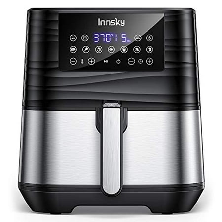 Innsky Air Fryer, 5.8 Quart, 1700-Watt Electric Stainless Steel Air
