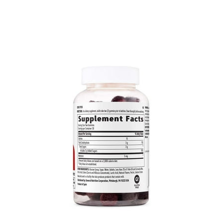 GNC Melatonin 5mg Supplement, Supports Restful Sleep, Blackberry, 30 Servings