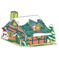 thumbnail image 4 of DIY actividades de decoración de casas navideñas manualidades DIY kits de casas artesanales navideñas hechas a mano rompecabezas 3D para niños niñas Baoblaze  Casa de rompecabezas de bricolaje, 4 of 8