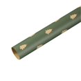 thumbnail image 2 of Christmas Wrapping Paper Roll,Kraft Wrapping Paper for Holiday Xmas,Gift Wrapping Paper for Men Women,Gift Wrap with Snowflake,Stockings,Trees Designs,19.6x27.5 Inch(Green Tree), 2 of 9