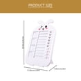thumbnail image 2 of HEMOTON Portable Kids Chart for Planning Made of Plastic White Color Encourages Routine 1 Set, 2 of 8