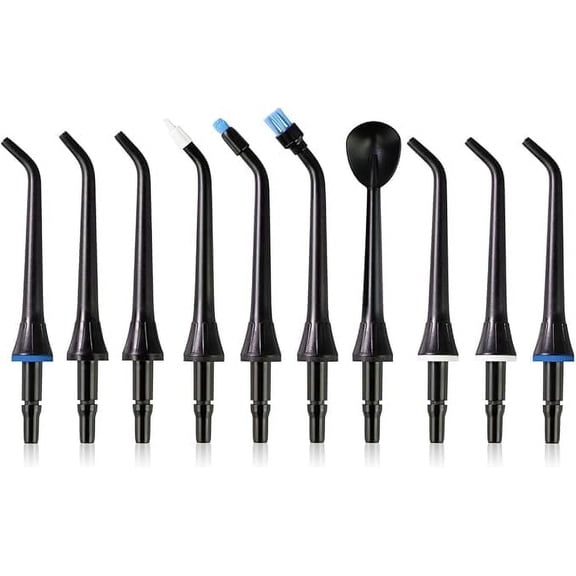 MySmile Cordless Water Flosser Replacement Jet Tips for LP211 & LP221 , Portable Water Dental Flosser Picks Oral Irrigator 10pcs Nozzles
