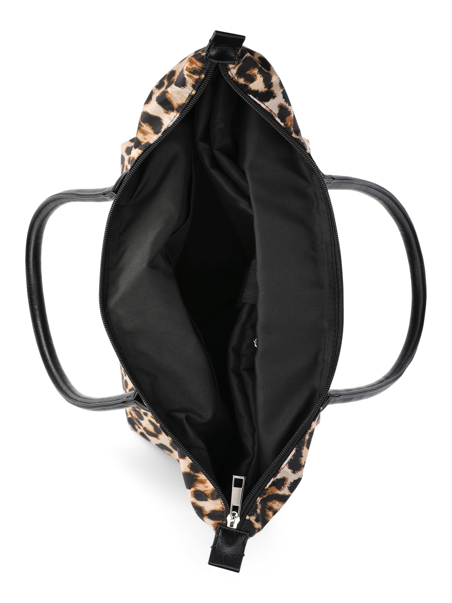 No Boundaries Women's Tote Bag, Natural Leopard