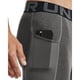 thumbnail image 5 of Shorts largos HeatGear para hombre Under Armour Carbon Heather S, 5 of 5