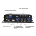 thumbnail image 4 of S-299 4.1 Channel Digital Power Amplifier 5.0 Portable Car and Home Dual-use 4*40W Remote Control Player ,Excellent Heat Dissipation, 4 of 7