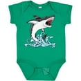 thumbnail image 3 of Inktastic Great White Shark Jumping Boys or Girls Baby Bodysuit, 3 of 5