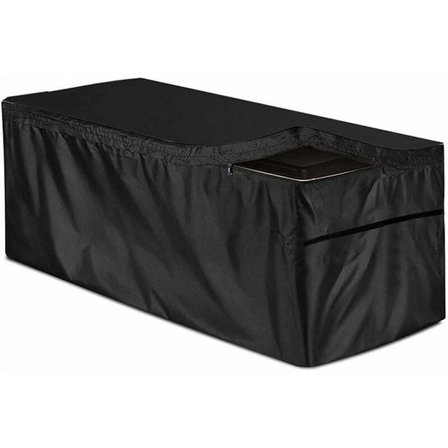Housse pour Coffre de Rangement 1306071 cm, Housse Imperméable pour Caisse de Rangement de Jardin/Malle de Rangement, Housse de Protection pour Banc Boîte de Rangement LO-Ron