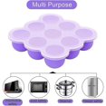 thumbnail image 3 of Baby Food Frozen Storage Box, Baby Silicone Container With Airtight Lid And 7 Independent Cells, Food Storage Freezer Tray, 3 of 5