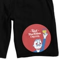 thumbnail image 2 of Pabst Blue Ribbon Original Logo Men's Black Sleep Pajama Shorts-XL, 2 of 7