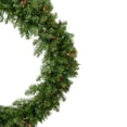 thumbnail image 3 of Northlight Pre-Lit Rockwood Pine Artificial Christmas Wreath - 36" - Multi Lights, 3 of 4