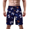 thumbnail image 1 of NICKSUN Men's Swim Trunks, Cute Print Quick Dry Summer Board Beach Shorts with Mesh Lining and Pockets, 1 of 6