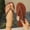 Brown, variant on Women's Beach Flip-Flops Casual Summer Flat Slippers Outdoor Comfortable Versatile Sandals Round Toe Open Toe Flat Weaving Slippers
