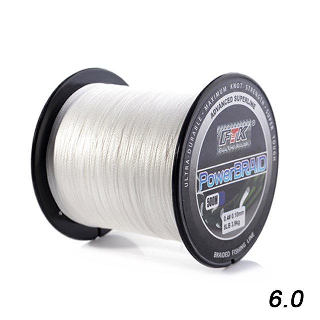 CAROOTU Braided Fishing Line 4 Strands Strong Multifilament PE Fishing Line Abrasion Resistant Line for Saltwater Freshwater