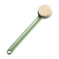 thumbnail image 2 of Long Handle Shower Brush for Exfoliating - Soft Bristle Bath Brush with Extended Reach - Body Scrubber for Back Cleaning - Daily Body Care Tool for Men Women - Bathroom Shower Accessory - 14 Inch, 2 of 6