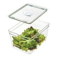 thumbnail image 3 of iDesign Large Tall Storage Produce Bin with 3 Movable Dividers, 7.8” L x 10.5” W x 6” H, Clear, 3 of 9