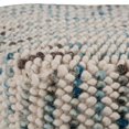 thumbnail image 3 of Simpli Home Zoey Boho Cube Woven Pouf in Multi Color Cotton and Wool, 3 of 5