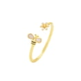 thumbnail image 1 of Jumpingount Anillo abierto Daisy Bee ligero portátil duradero ajustable anillos de dedo pulido joyería cumpleaños aniversario Ropa, zapatos y accesorios Miscelánea Jumpingount  AP016724-00, 1 of 6