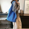 thumbnail image 2 of HLSOHJP Crochet Tote Bag Women Knit Shoulder Bag CrossBody Purse Cute Satchels Hobo Bags Tote Handbag Travel Summer Beach Bag, 2 of 7