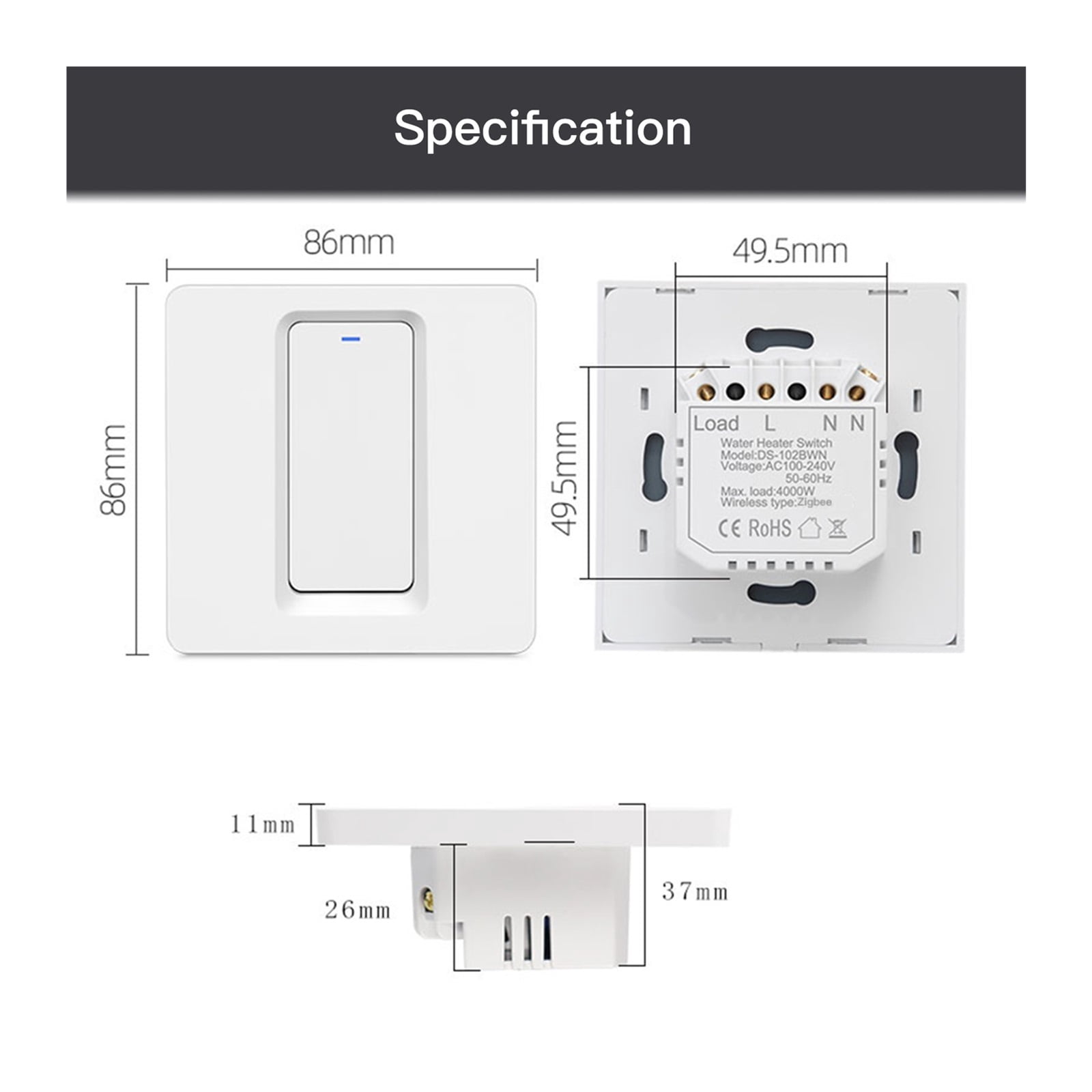 Water Heater Switch Smart Boiler Controllr Wireless Tuya Timer APP For Heating Water Home Vioce ,Trusted and Reliable