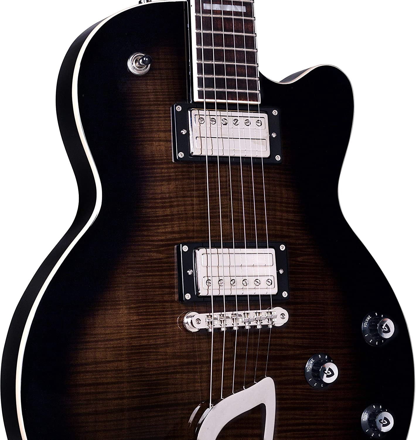 Guild Newark St Collection Aristocrat HH Electric Guitar in Trans Black Burst