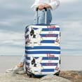 thumbnail image 7 of Fuzoiu Bulldog Friend Print Suitcase Cover,Washable Luggage Covers for Suitcase,Elastic Luggage Protector Cover,Scratch Resistant Travel Suitcase Covers-Small, 7 of 7
