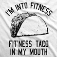 thumbnail image 2 of Mens Fitness Taco Funny T Shirt Humorous Gym Graphic Novelty Sarcastic Tee Guys Graphic Tees, 2 of 5
