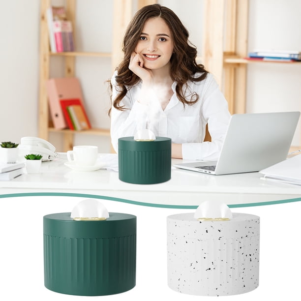 Mini humidificador para coche - Luz nocturna LED que cambia de color, difusor de aromas con apagado automático, nebulizador de purificador de aire silencioso para dormitorios y dormitorios